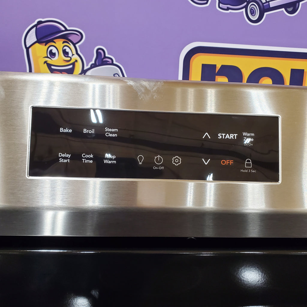 Pictures of Frigidaire Electric Range with EvenTemp and Steam Clean in Stainless Steel 20131SD178 - FCRE3062AS - Scratch & Dent (Minor) - Neu Appliance Outlet - Discount Appliance Outlet in Austin, Tx