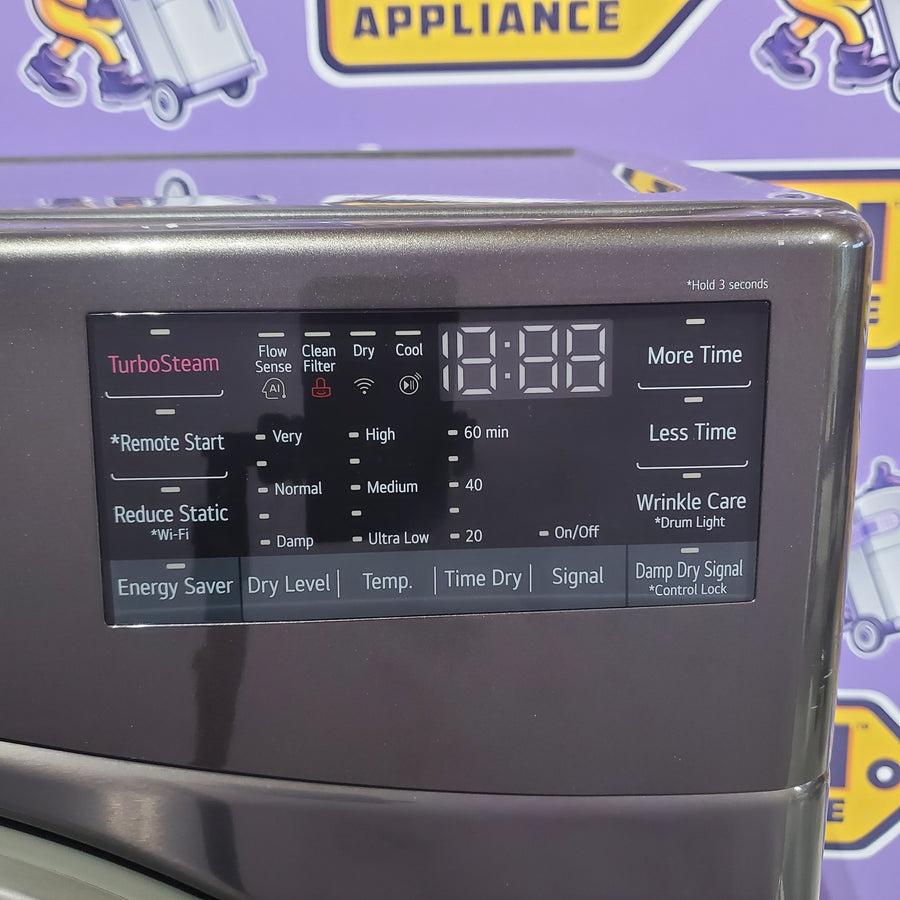 LG Front Load 4.5 Cu. Ft. Washer with TurboWash 360 Technology WM4000HBA - Scratch & Dent (Minor) and LG Smart Wi-Fi Enabled Front Load Electric 7.4 Cu. Ft. Dryer with TurboSteam 16202 - DLEX4000B - Scratch & Dent (Major)