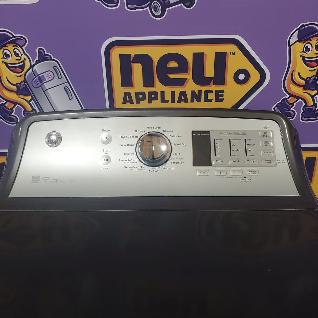 Pictures of GE Diamond Gray Smart Electric 7.4 Cu. Ft. Aluminized Alloy Drum Dryer with Sensor Dry GTD75ECPLDG - Certified Refurbished - Neu Appliance Outlet - Discount Appliance Outlet in Austin, Tx