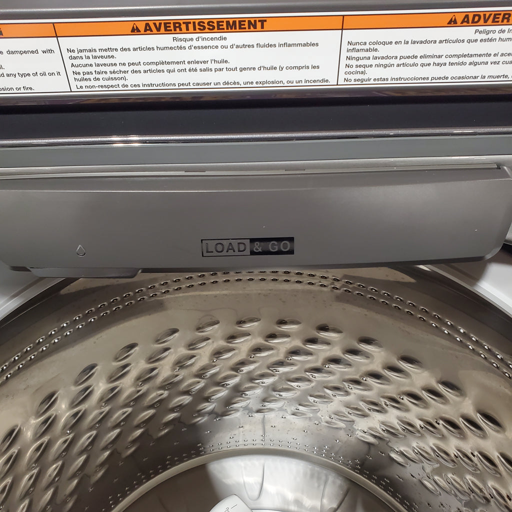 Pictures of Whirlpool Chrome Shadow 5.2 - 5.3 cu. ft. ENERGY STAR Top Load Washer with 2 in 1 Removable Agitator and Load & Go™ Dispenser 6SD116 - WTW8127LC - Scratch & Dent (Minor) - Neu Appliance Outlet - Discount Appliance Outlet in Austin, Tx