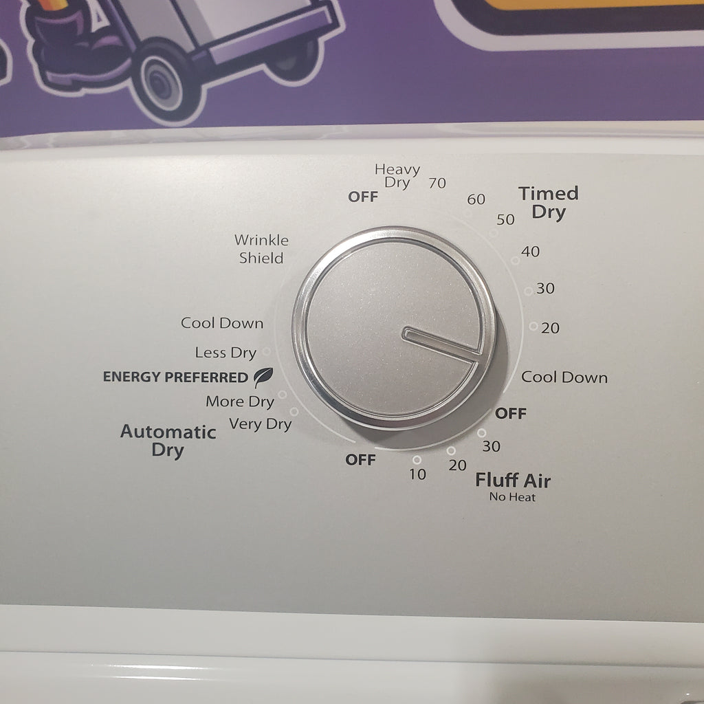 Pictures of Whirlpool White Vented Gas 7.0 Cu. Ft. Dryer with Sensor Dry Cycle and Wrinkle Shield WGD4815EW - Scratch and Dent (Minor) - Neu Appliance Outlet - Discount Appliance Outlet in Austin, Tx
