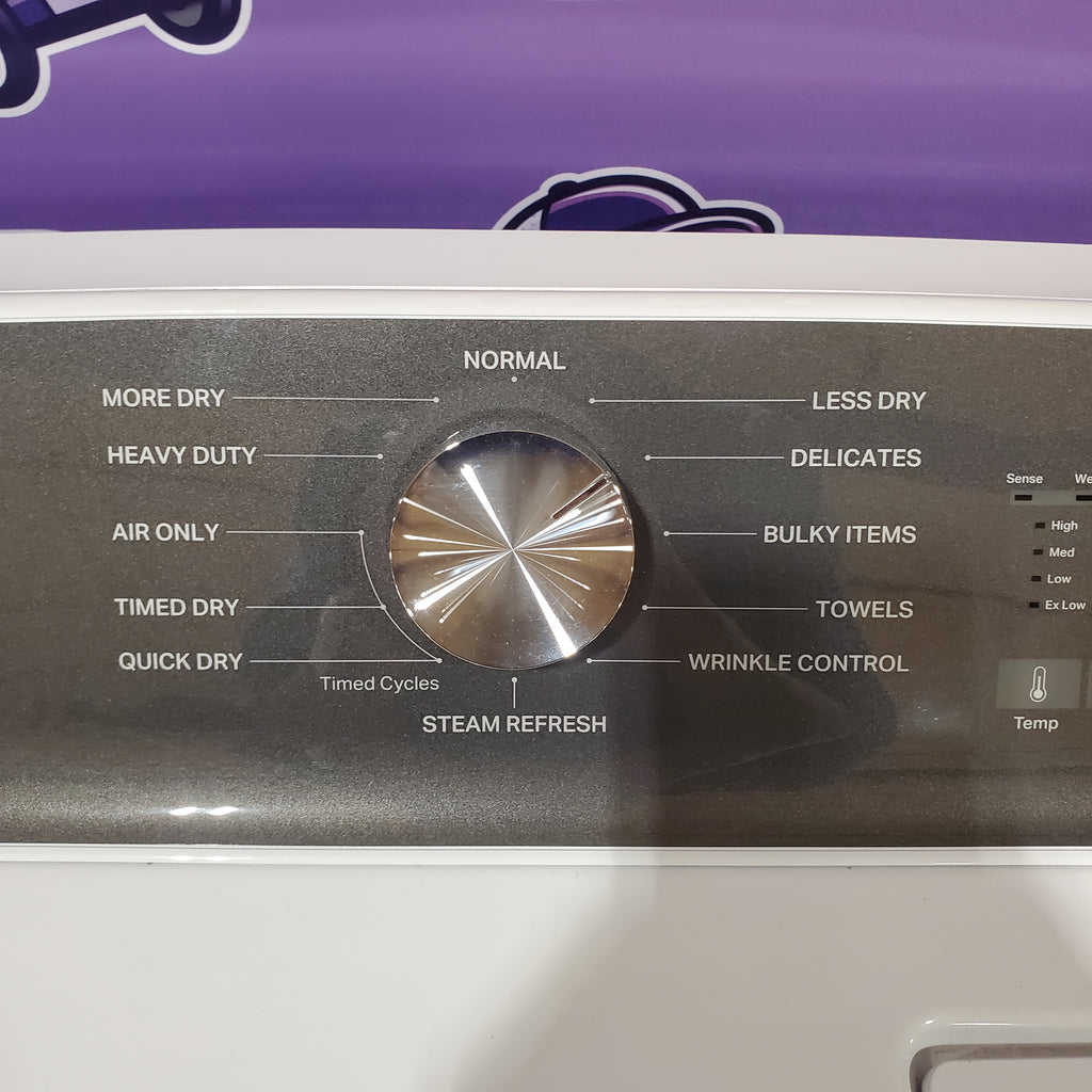 Pictures of Whirlpool White Electric 7.0 Cu. Ft. Dryer with Moisture Sensing and Steam Refresh Cycle WED6150PW - Scratch and Dent (Minor) - Neu Appliance Outlet - Discount Appliance Outlet in Austin, Tx