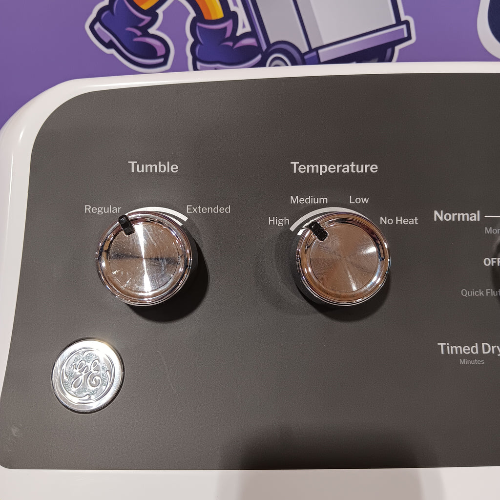 GE® 7.2 cu. ft. Capacity Gas Dryer with Up To 120 ft. Venting and Extended Tumble 31133SD145 - GTD48GASWWB - Scratch & Dent (Minor)