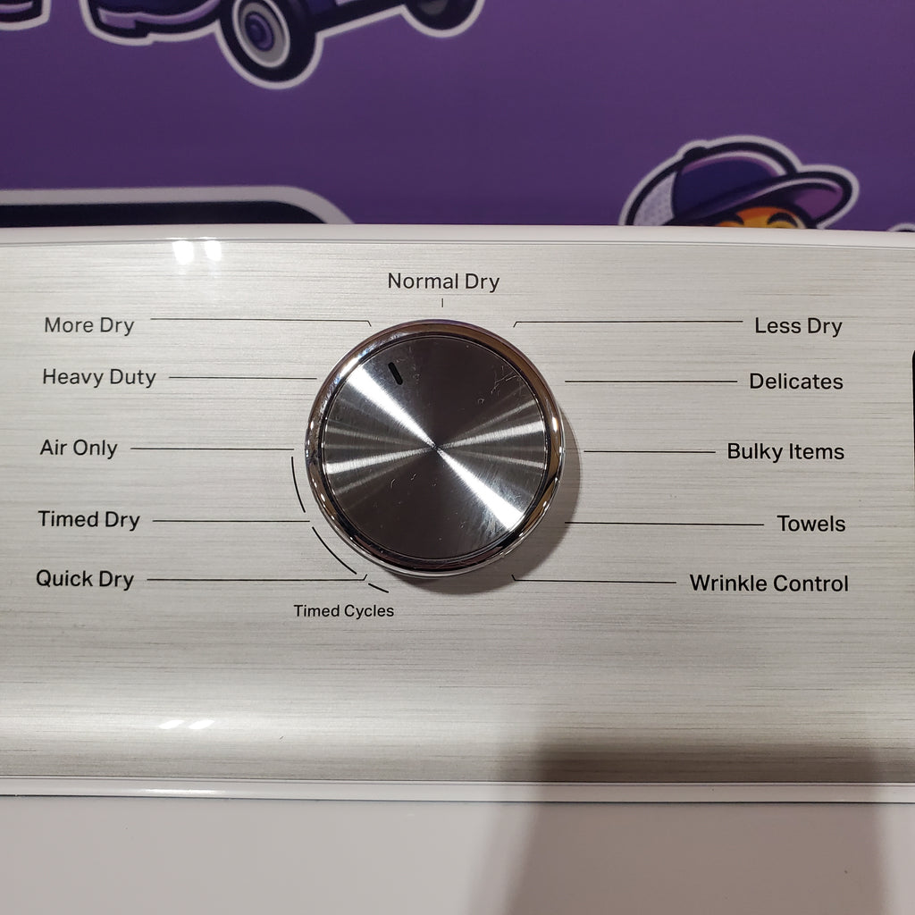 Pictures of Maytag Top Load 4.8 cu ft Washer with Deep Fill and Slow-Close Glass Lid MVW6200KW - Scratch & Dent (Minor) and Maytag 7.0 cu ft Electric Dryer with Moisture Sensing and Quick Dry Cycle 16161 - MED6200KW - Scratch & Dent (Minor) - Neu Appliance Outlet - Discount Appliance Outlet in Austin, Tx