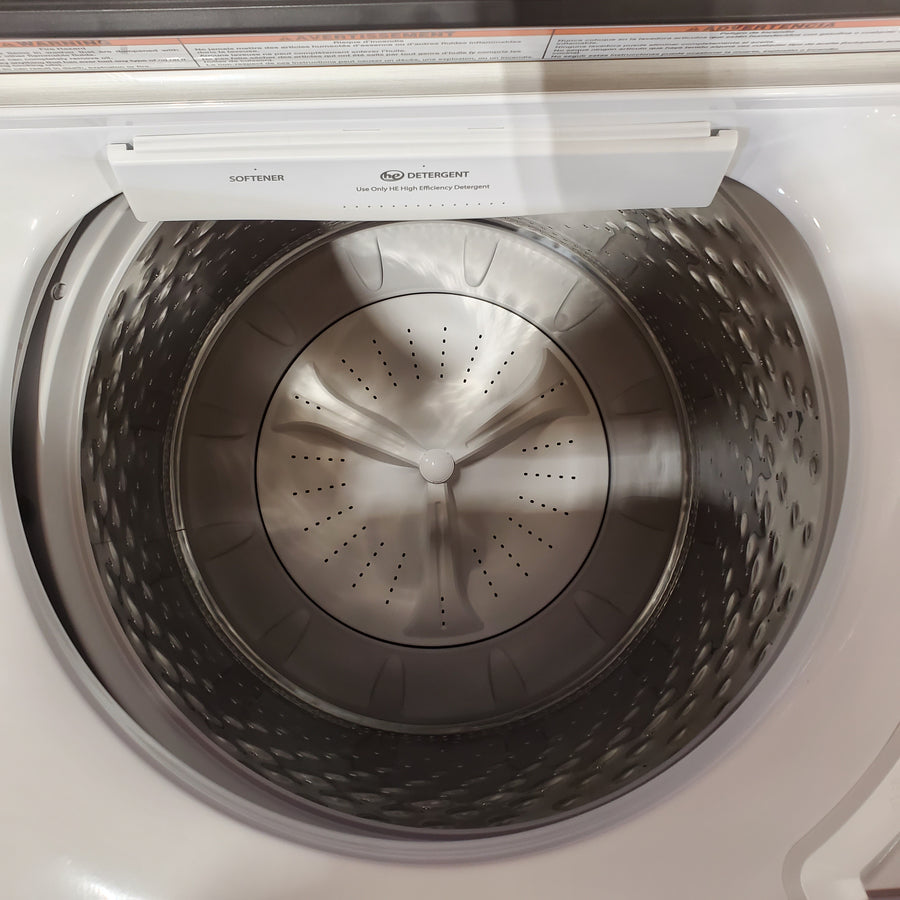 Maytag Top Load 4.8 cu ft Washer with Deep Fill and Slow-Close Glass Lid MVW6200KW - Scratch & Dent (Minor) and Maytag 7.0 cu. ft Top Load Gas Dryer with Moisture Sensing 16226 - MGD6200KW - Scratch and Dent (Minor)