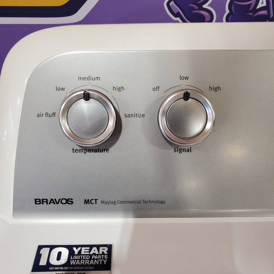 Maytag Extra Large Vented Electric Dryer in White MEDX655DW - Certified Refurbished