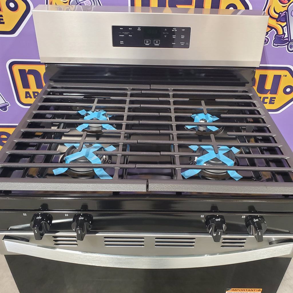 Pictures of Whirlpool 30-inch Self Clean Gas Range with No Preheat Mode WFES3530RS - Open Box - Neu Appliance Outlet - Discount Appliance Outlet in Austin, Tx