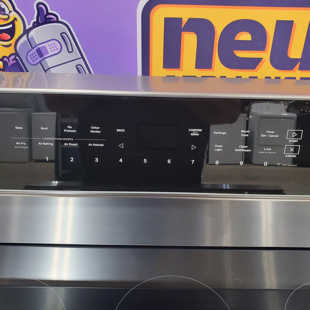 Pictures of Whirlpool 30-inch Electric Smart Range with Air Cooking Technology, High Speed Preheat Oven, No Preheat Air Fry, Steam/Self Clean, and WipeClean™ Coating WFES7530RZ - Scratch and Dent (minor) - Neu Appliance Outlet - Discount Appliance Outlet in Austin, Tx