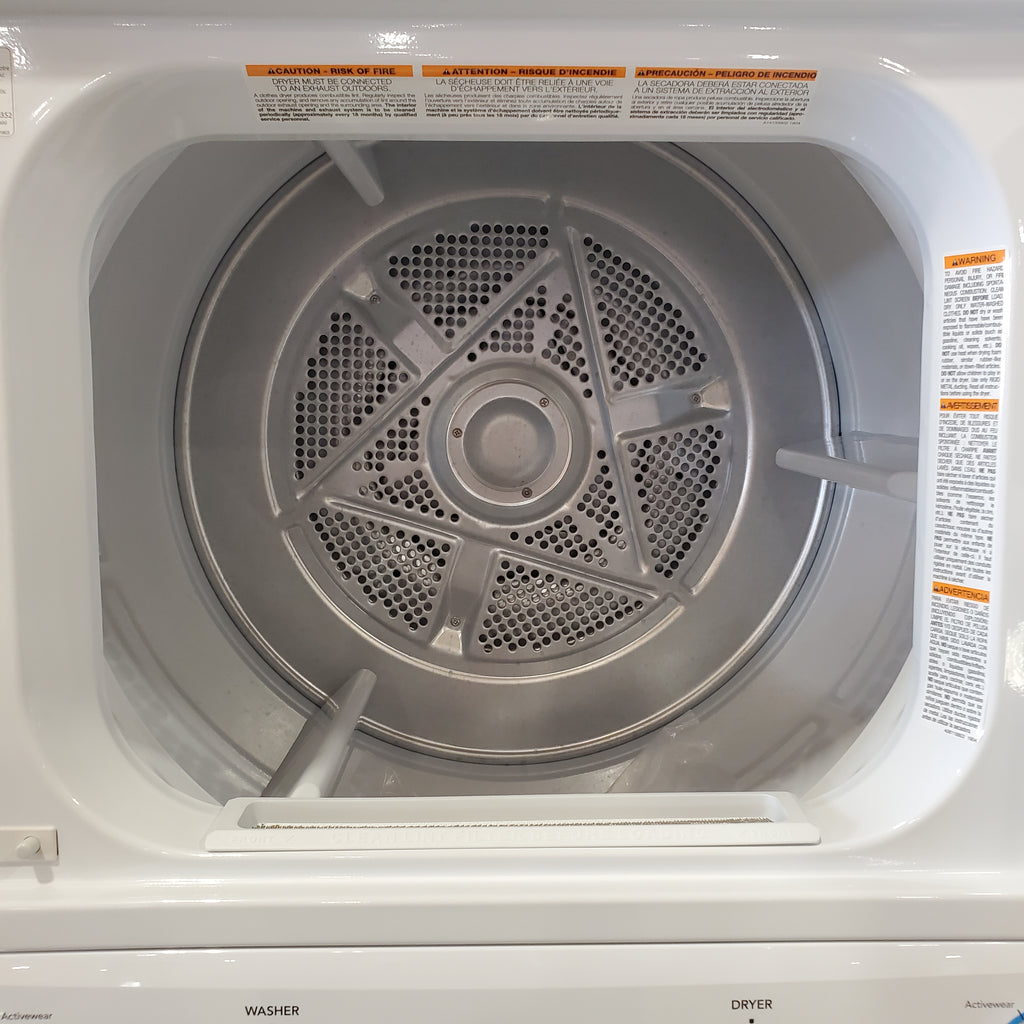 Pictures of Frigidaire Electric Washer/Dryer Laundry Center - 3.9 Cu. Ft Washer and 5.5 Cu. Ft. Dryer FLCE7522AW - Scratch & Dent (Minor) - Neu Appliance Outlet - Discount Appliance Outlet in Austin, Tx