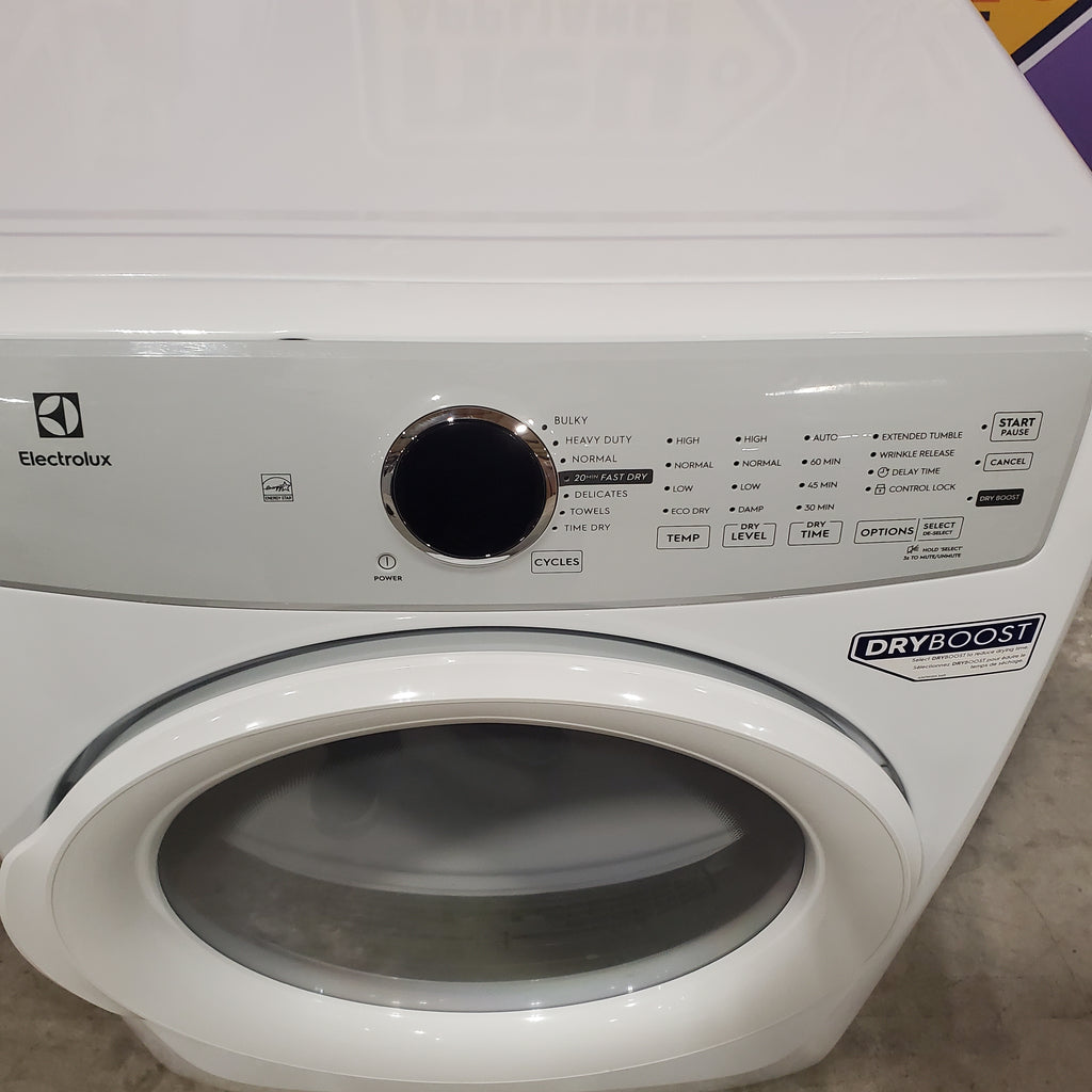 Pictures of Electrolux 300 Series 4.4 Cu. Ft. Front Load Washer with LuxCare® Wash System ELFW7337AW - Scratch & Dent (Minor) and Electrolux 300 Series 8.0 Cu. Ft. Electric Dryer 16099 - ELFW7337AW - Scratch & Dent (Minor) - Neu Appliance Outlet - Discount Appliance Outlet in Austin, Tx