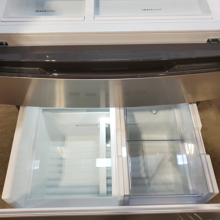 Frigidaire Gallery 26 Cu. Ft. Standard-Depth 4-Door French Door Refrigerator in Fingerprint Resistant Stainless Steel GRMS2773AF - Scratch & Dent (Major)