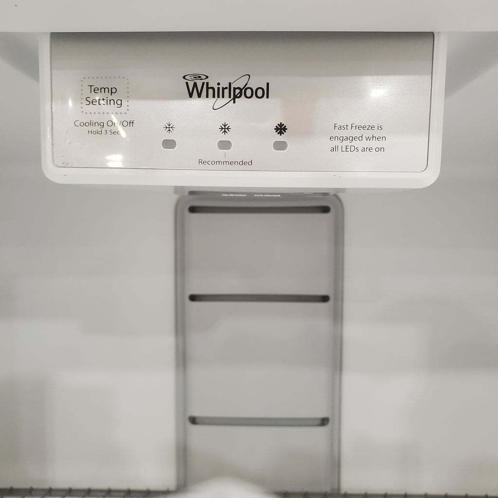 Pictures of Whirlpool 20 cu. ft. Upright Freezer with LED Lighting with Fast Freeze WZF34X20DW - Scratch and Dent (Minor) - Neu Appliance Outlet - Discount Appliance Outlet in Austin, Tx