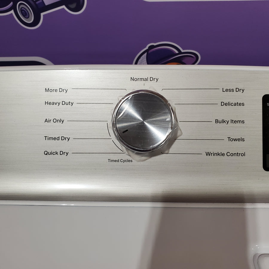 Maytag Top Load 4.8 cu ft Washer with Deep Fill and Slow-Close Glass Lid MVW6200KW - Scratch & Dent (Minor) and Maytag 7.0 cu ft Electric Dryer with Moisture Sensing and Quick Dry Cycle 16216 - MED6200KW - Scratch & Dent (Minor)