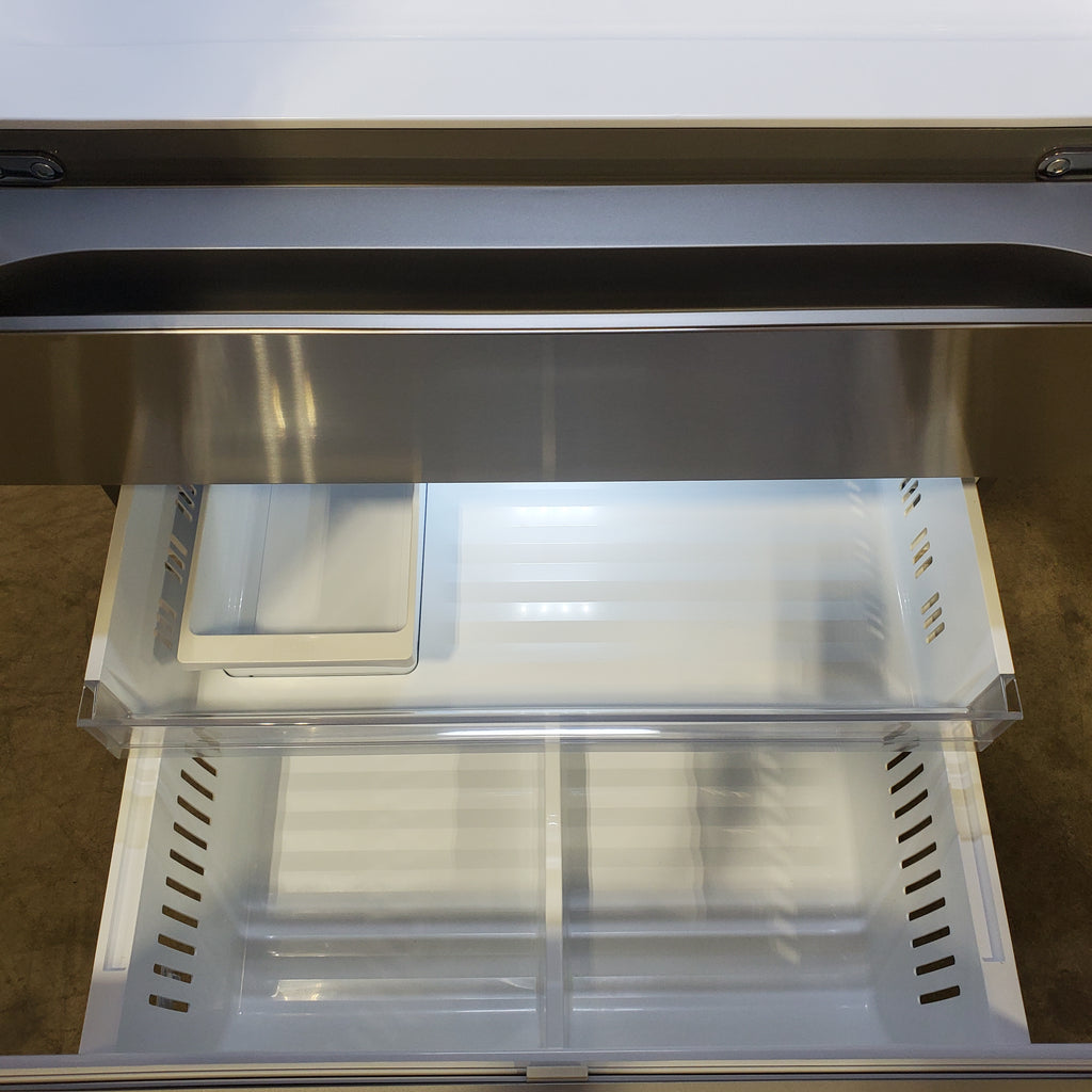 Pictures of LG 29 cu. ft. Smart InstaView® Door-in-Door® Standard-Depth MAX™ 4-Door French Door Refrigerator with MyColor™ 7SD306 - LF29S8365S - Scratch & Dent (Major) - Neu Appliance Outlet - Discount Appliance Outlet in Austin, Tx