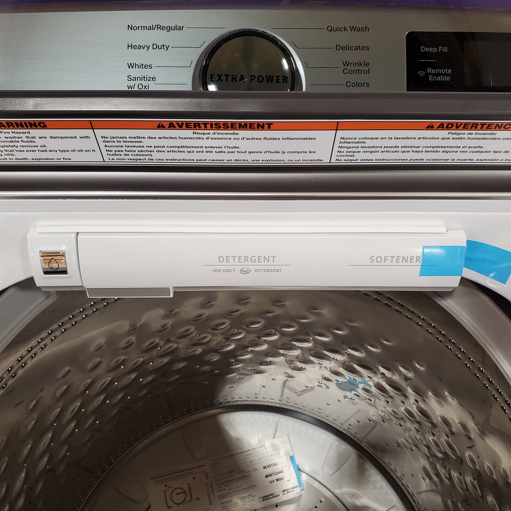 Pictures of Maytag 5.3 cu. ft. Smart Top Load Washer with Extra Power MVW7232HW3 - Open Box - Neu Appliance Outlet - Discount Appliance Outlet in Austin, Tx