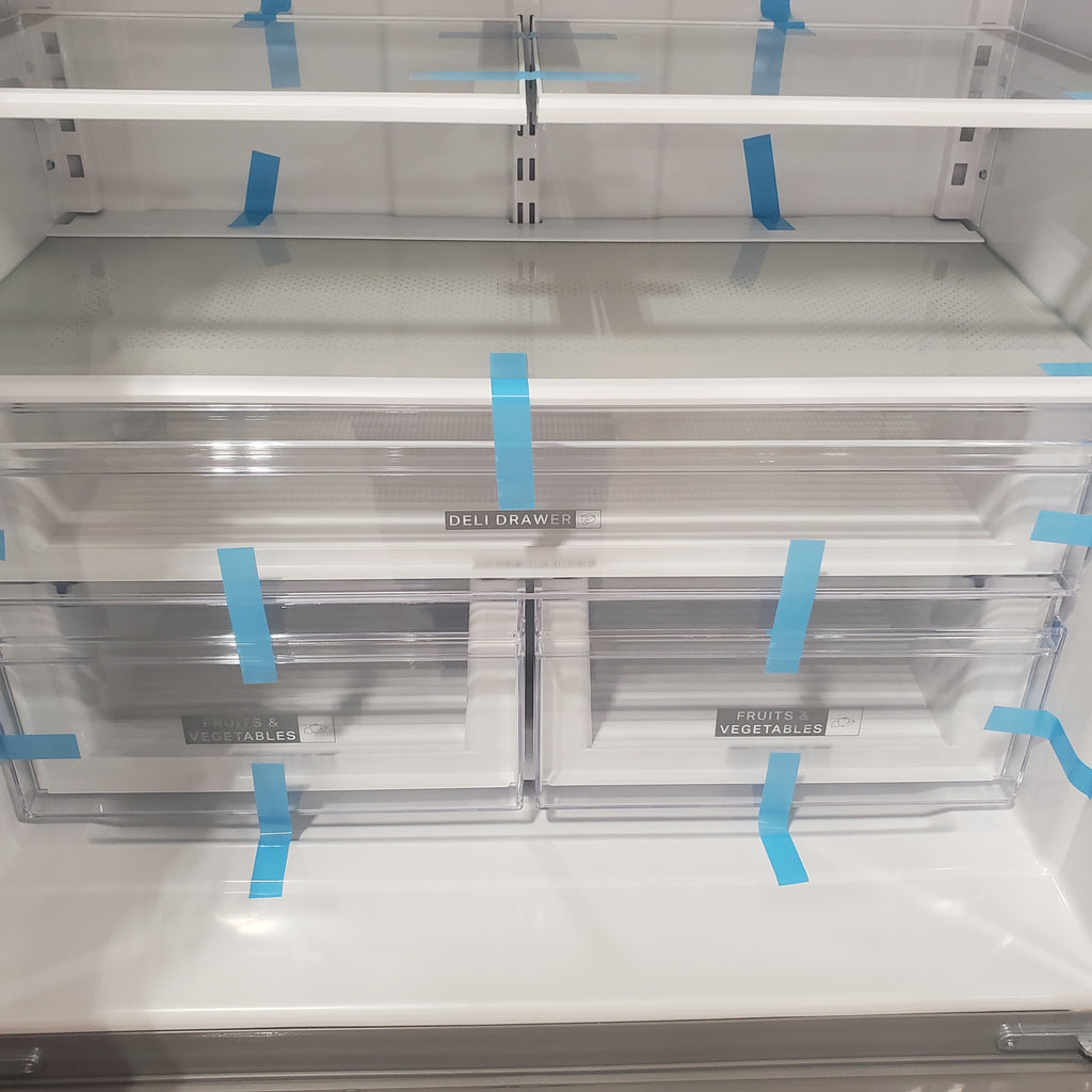 Pictures of Whirlpool Stainless 36-Inch Wide 20 cu. ft. Counter-Depth French Door Bottom Mount Refrigerator WRFC2036RZ - Scratch & Dent - Minor - Neu Appliance Outlet - Discount Appliance Outlet in Austin, Tx