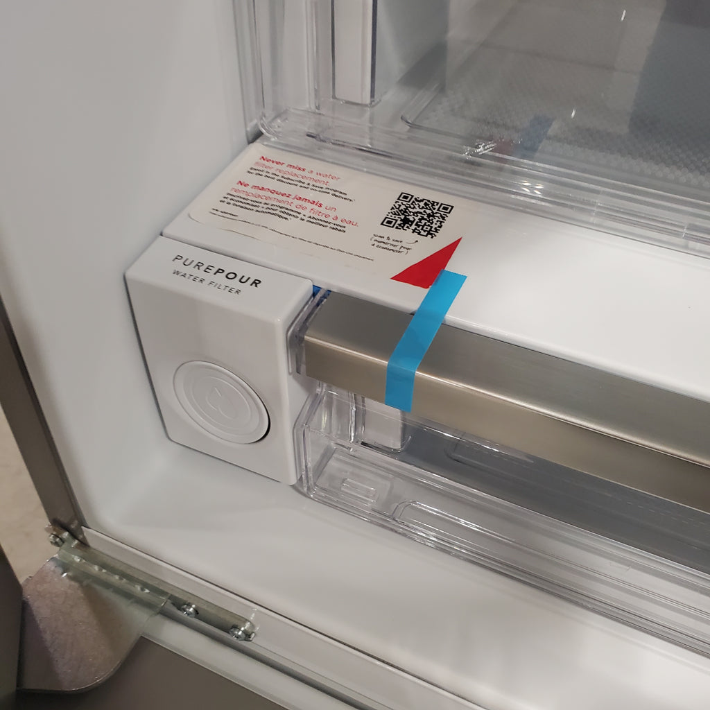 Pictures of Frigidaire 27.8-cu ft ENERGY STAR French Door Refrigerator with Dual Ice Maker in Fingerprint Resistant Stainless Steel 3SD1099 - GRFS2853AF - Scratch & Dent (Minor) - Neu Appliance Outlet - Discount Appliance Outlet in Austin, Tx