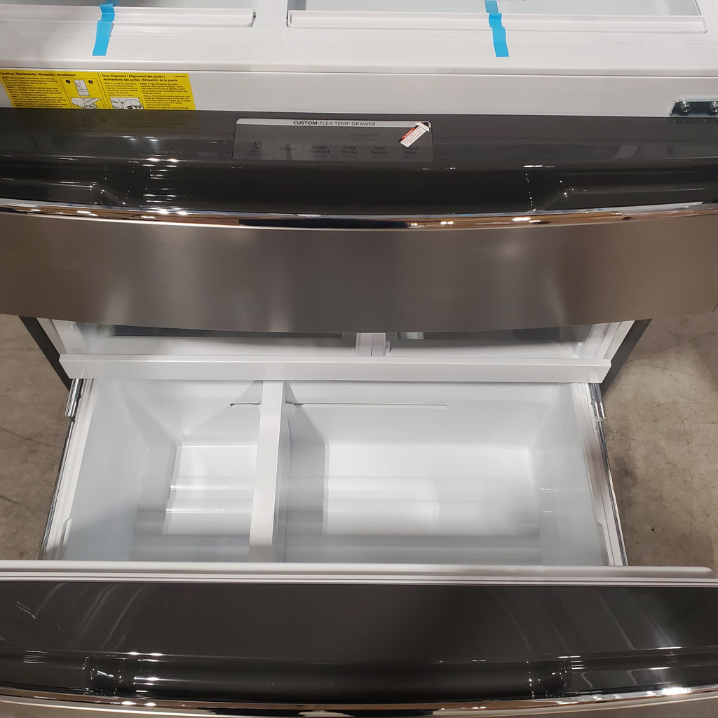 Frigidaire Gallery 22 Cu. Ft. 4-Door Counter-depth French Door Refrigerator with Ice Maker (Fingerprint Resistant Stainless Steel) ENERGY STAR 3SD1018 - GRMC2273CF - Scratch and Dent (Moderate)