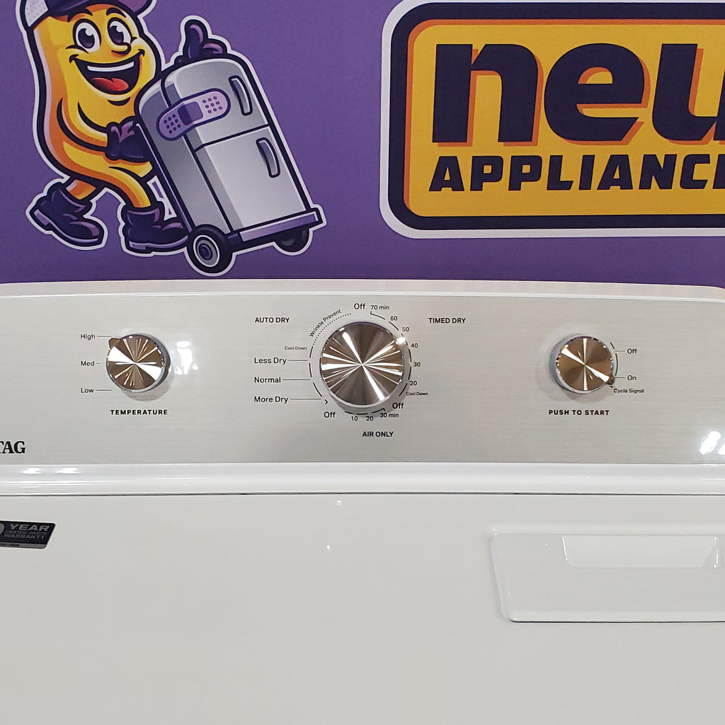 Pictures of Maytag 7.0 cu. ft Dryer with End of Cycle Signal MGD4500MW - Open Box - Neu Appliance Outlet - Discount Appliance Outlet in Austin, Tx