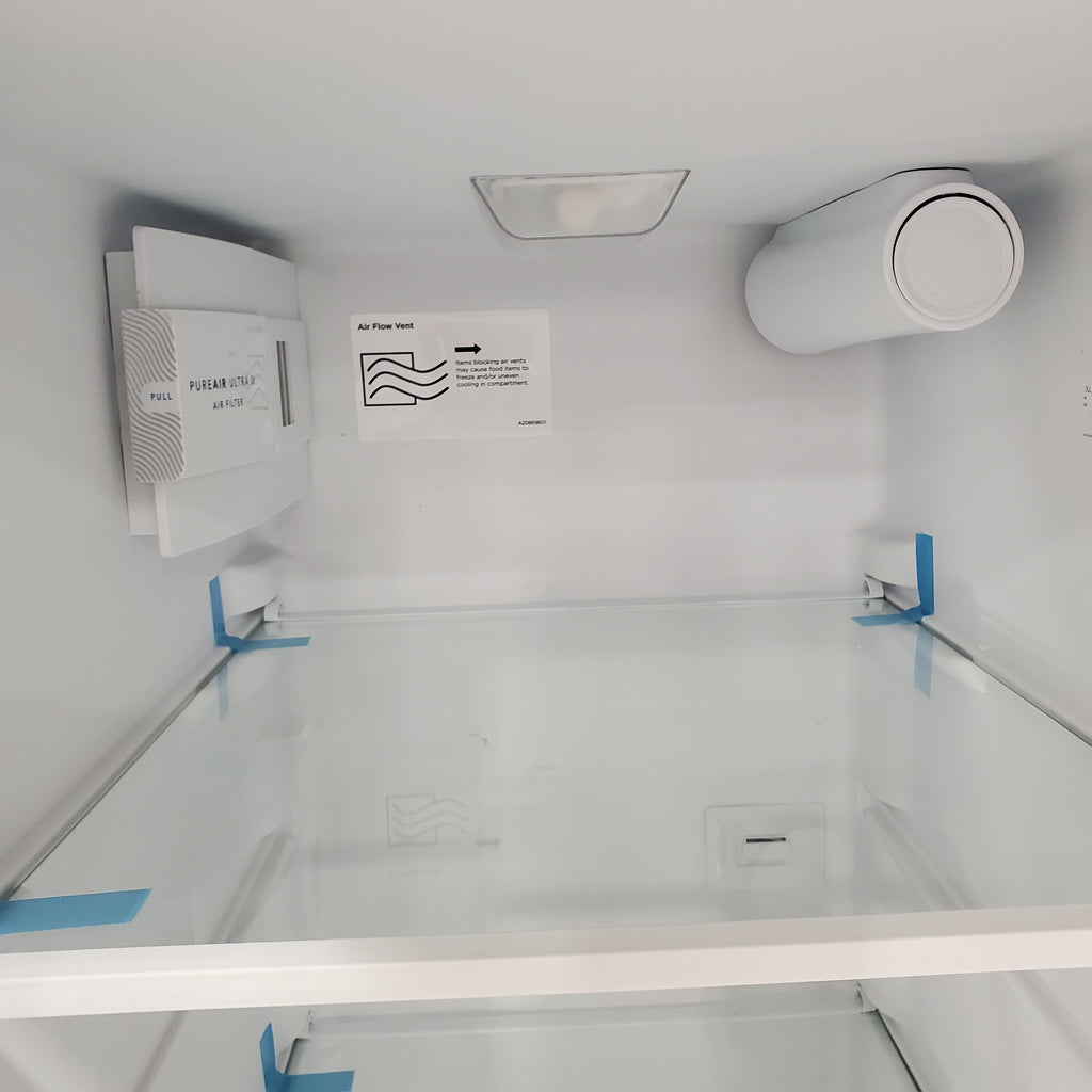Pictures of Frigidaire Standard Depth 25.6 Cu. Ft. Side by Side 36" Refrigerator with a EvenTemp Cooling System FRSS26L3AF - Open Box - Neu Appliance Outlet - Discount Appliance Outlet in Austin, Tx