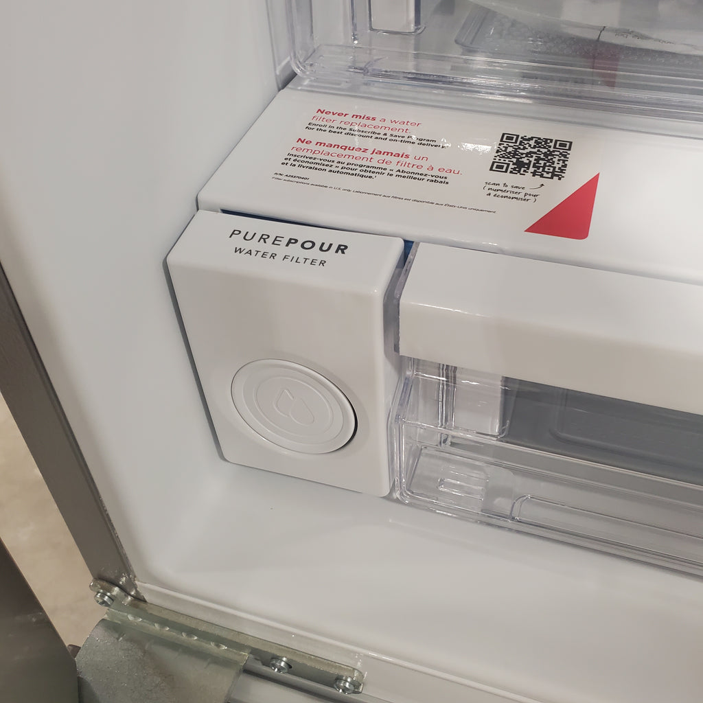 Pictures of Frigidaire Stainless Steel Counter-Depth 22.6-cu ft 3 -Door French Door ENERGY Star Refrigerator with Ice Maker with Water and Ice Dispenser - FRSS2323AS - Open Box - Neu Appliance Outlet - Discount Appliance Outlet in Austin, Tx