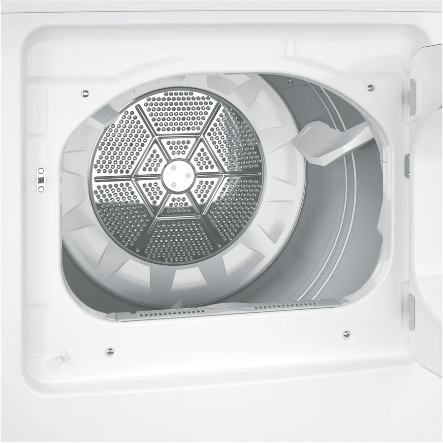 GE® 6.2 cu. ft. Capacity Aluminized Alloy Drum Electric Dryer GTX42EASJWW - Certified Refurbished