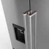 Pictures of KitchenAid 23.8 cu. ft. Counter-Depth French Door Platinum Interior Refrigerator with PrintShield™ Finish 31133SD123 - KRFC704FPS - Scratch and Dent (Moderate) - Neu Appliance Outlet - Discount Appliance Outlet in Austin, Tx
