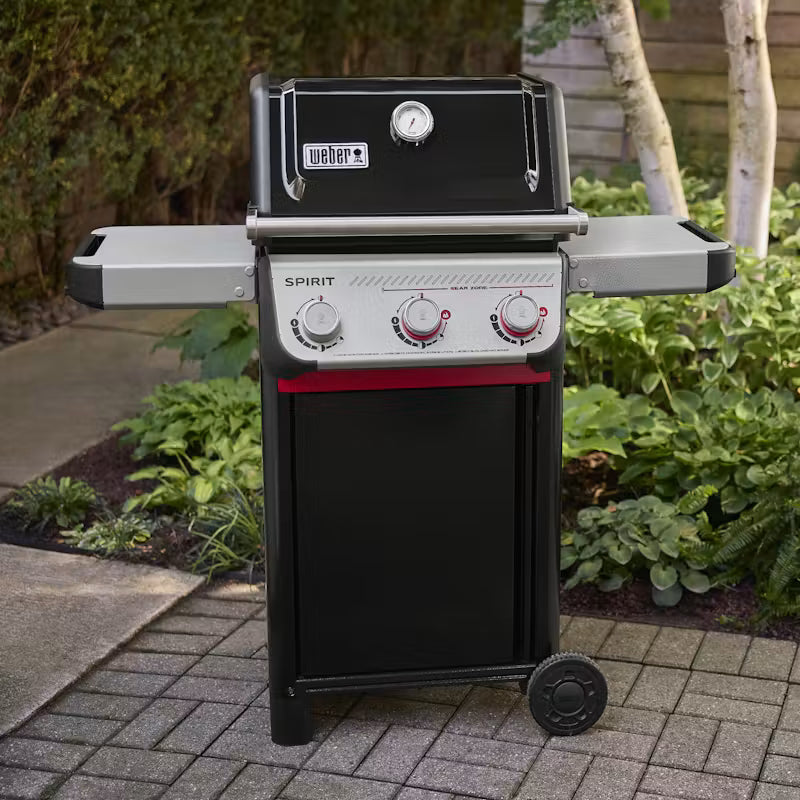 Weber Spirit E-325 3-Burner Propane Gas Grill in Black with Powerful Boost Burners 22521696 - E-325 - Certified Refurbished