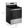 Pictures of Whirlpool 5.3 cu. ft. Electric Range with 5 Burner Elements and Frozen Bake Technology in Stainless Steel 05CR74 - WFE525S0JS - Scratch & Dent (Minor) - Neu Appliance Outlet - Discount Appliance Outlet in Austin, Tx