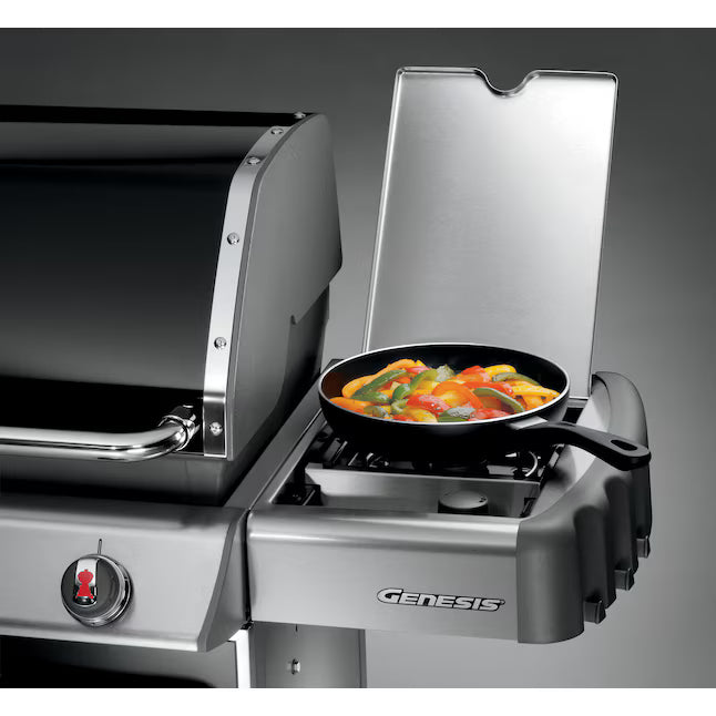 Weber Genesis E-330 Black 3-Burner Liquid Propane Gas Grill with 1 Side Burner E-330 - Scratch & Dent (Minor)