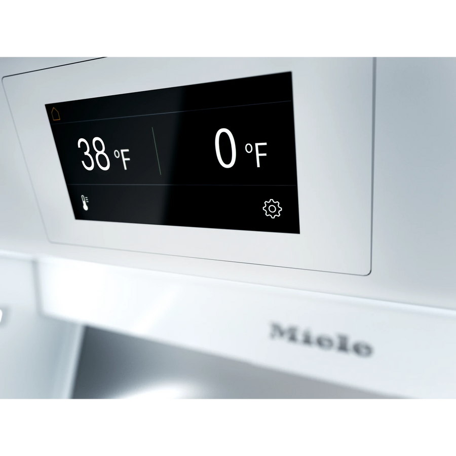 Miele 30 Inch Built-In Smart Refrigerator Column with 16.8 cu ft Capacity, WifiConnect, DynaCool, Push2open, MasterFresh, BrilliantLight, and MasterSensor Controls K2802VI - New in Box