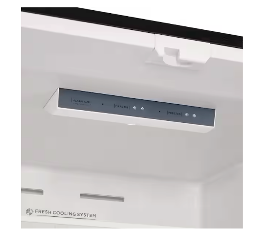 Vissani 30 in. 18.4 cu. ft. Standard-Depth French Door Bottom Freezer Refrigerator in Fingerprint Resistant Stainless Steel LookMDFDBM18SS6 - Scratch & Dent (Moderate)