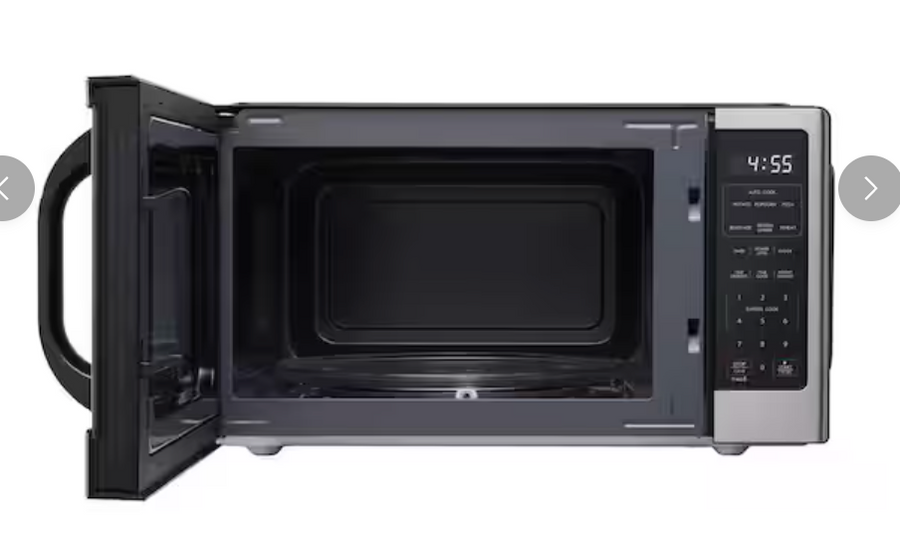 Vissani 1.1 cu. ft. Countertop Microwave in Fingerprint Resistant Stainless Steel VSCMWE11S2W-10 - Open Box