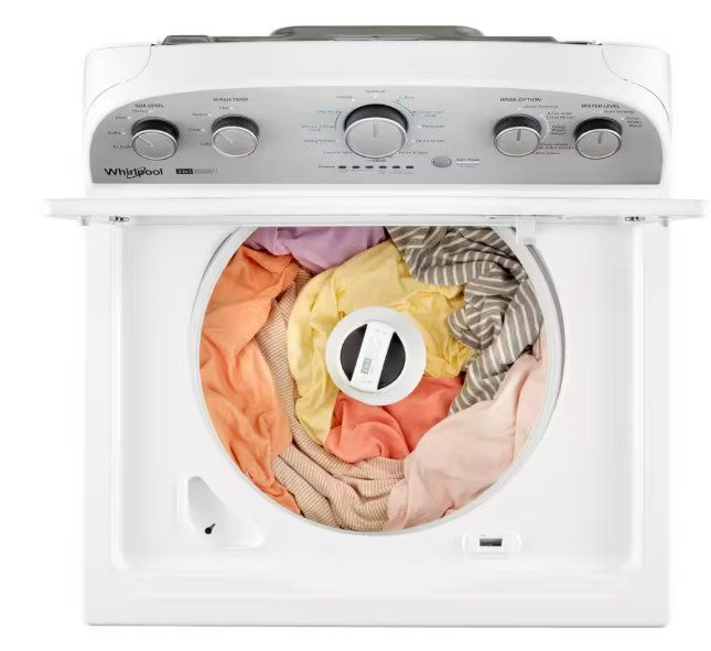 Pictures of Whirlpool White Top Load 3.8 Cu. Ft. Washer with 2 in 1 Removable Agitator WTW4957PW - New in Box - Neu Appliance Outlet - Discount Appliance Outlet in Austin, Tx