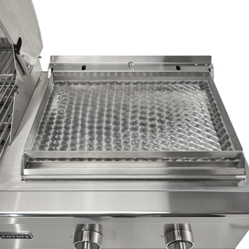 Coyote 50-in Built-In Propane Grill / Flat Top Combo C3CO50LP - Scratch & Dent (Moderate)