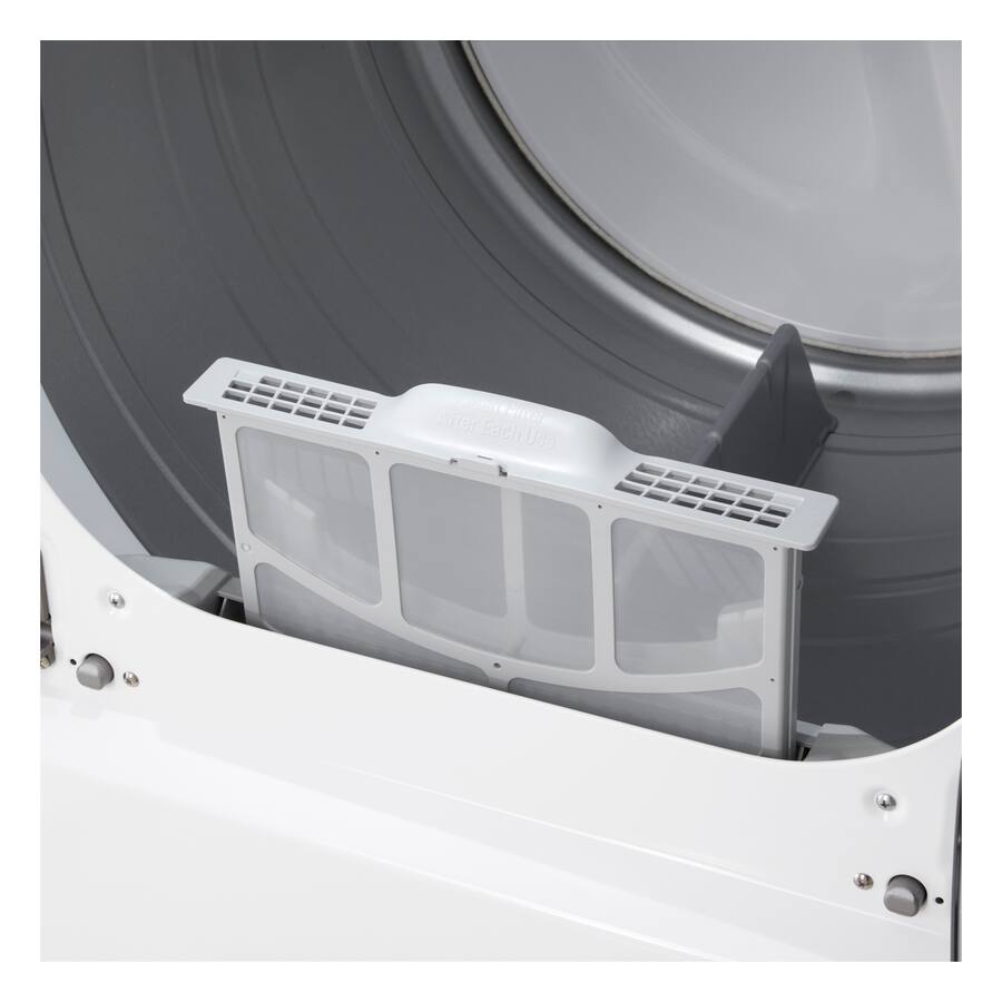 Pictures of LG 7.3 cu. ft. vented SMART Gas Dryer in White with EasyLoad Door, TurboSteam and Sensor Dry Technology 22133SD200 - DLGX8601WE - Scratch & Dent (Minor) - Neu Appliance Outlet - Discount Appliance Outlet in Austin, Tx