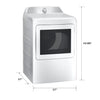Pictures of GE Profile™ ENERGY STAR® 7.4 cu. ft. Capacity aluminized alloy drum Electric Dryer with Sanitize Cycle and Sensor Dry GE9917 - PTD60EBSRWS - New In Box - Neu Appliance Outlet - Discount Appliance Outlet in Austin, Tx