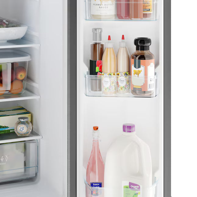 Kenmore Counter-Depth 20.3-cu ft 36-in Wide French Door Refrigerator with Ice Maker ENERGY STAR Certified in Stainless Steel 897.75515320 - Scratch & Dent (Moderate)