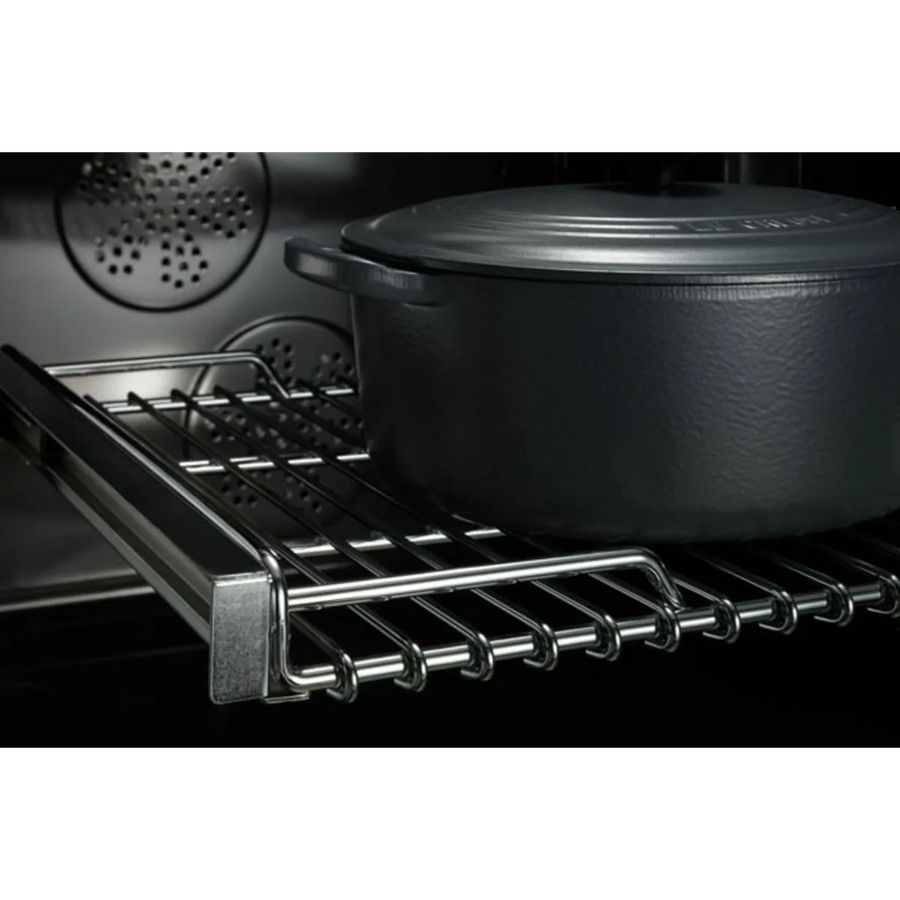 Bertazzoni Freestanding Double Oven Gas Convection Range in Black HER486GGASNE - Scratch & Dent (Minor)