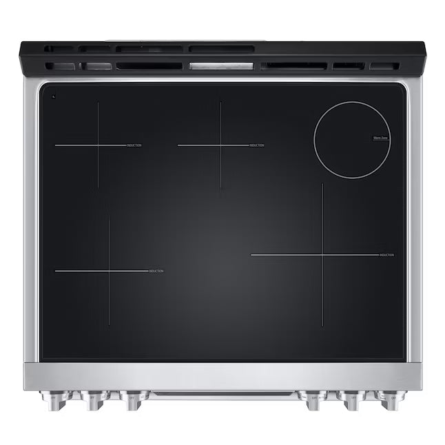 LG STUDIO 30 in. 6.3 cu. ft. 5-Burner Elements SMART Slide-In Induction Range in Stainless Steel with Air Fry, Energy Star 22121525 - LSIS6338FE - Scratch & Dent (Minor)