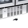 Pictures of NewAir 23.50-in W 18-Bottles Dual Zone Cooling Built-in/Freestanding Indoor Wine Cooler in Stainless Steel 251315SD1095 - AWB-360DB - Scratch & Dent (Minor) - Neu Appliance Outlet - Discount Appliance Outlet in Austin, Tx