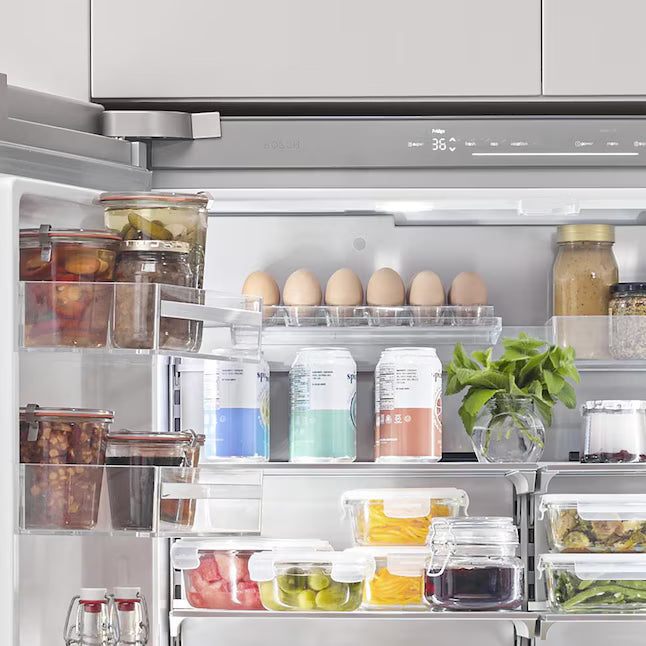 Bosch 800 Series 21 cu. ft. Smart Counter Depth 4-Door French Door Recessed Handle Refrigerator Stainless Steel, Ice and Water B36CL80ENS - Scratch & Dent (Moderate)