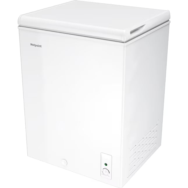 Hotpoint 4.9-cu ft Chest Freezer Convertible to Refrigerator in White HCM5QWWW - Open Box