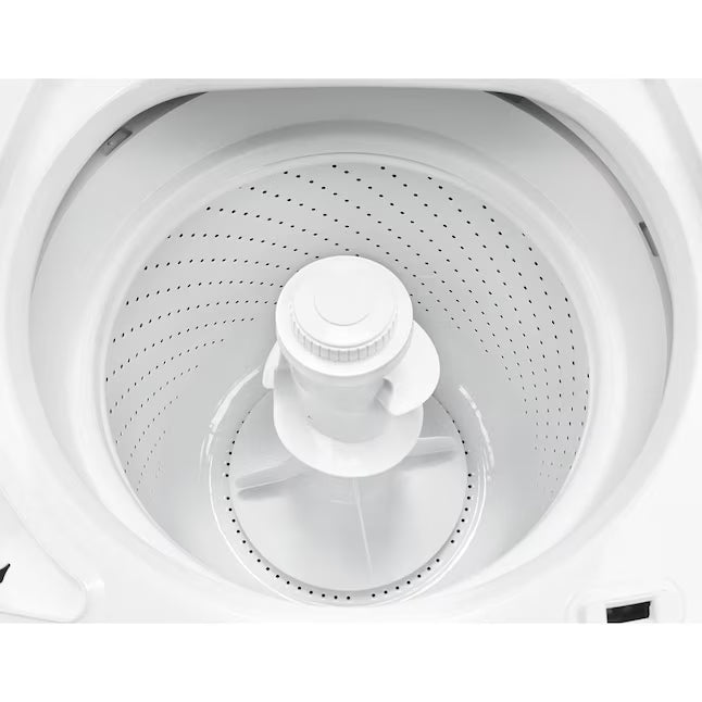 Amana Top Load 3.5 Cu. Ft. Washer with Dual Action Agitator, Porcelain Tub, and Late Lid Lock 22136SD363 - NTW4516FW - Open Box