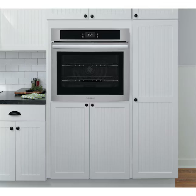 Frigidaire Stainless Steel Electric 30 Inch Single Wall Oven with Fan Convection FCWS3027AS - Open Box