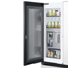 Pictures of Samsung Counter-Depth Beverage Center 24.0 cu ft 3-Door Smart Compatible French Door Refrigerator with Dual Ice Maker with Water Dispenser and Door within Door ENERGY STAR Certified in White Glass 251312SD1121 - RF24BB660012 - Scratch & Dent (Minor) - Neu Appliance Outlet - Discount Appliance Outlet in Austin, Tx