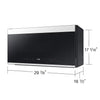 Pictures of Samsung Bespoke 2.1-cu ft Over-the-Range Microwave with Sensor Cooking in White Glass 25132SD315 - ME21DB650012 - Open Box - Neu Appliance Outlet - Discount Appliance Outlet in Austin, Tx