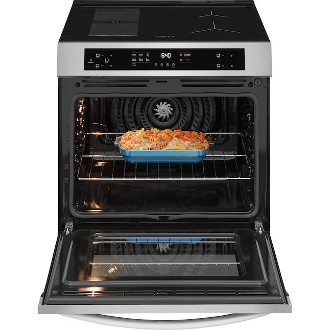Frigidaire 4 Burners 5.3-cu ft, Air Fry Convection Oven Slide-In Single Induction Range in Stainless Steel 3SD1036 - FCFI3082BS - Scratch & Dent (Minor)