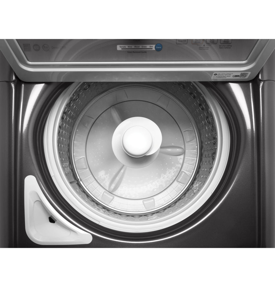 GE ENERGY STAR® 4.5 cu. ft. Capacity Washer with Stainless Steel Basket GTW685BPLDG - Certified Refurbished and GE 7.4 cu. ft. Capacity Smart Electric Dryer with HE Sensor Dry GTD75ECPLDG - Certified Refurbished