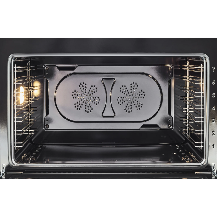Bertazzoni 36 Inch Freestanding Dual Fuel Range with 6 Sealed Burners, 5.7 cu. ft. Capacity, Continuous Grates, Self-Cleaning, and 19000 BTU Power Burner HER366BCFEPXT - Open Box